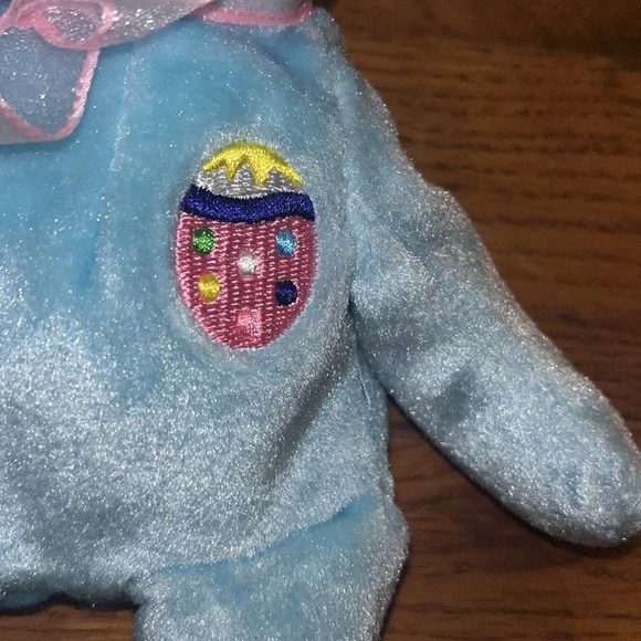 “EGGS II ”2001 TY BEANIE BABIES BLUE BEAR RARE WITH  ERRORS 8.5” TAG - Picture 2 of 12